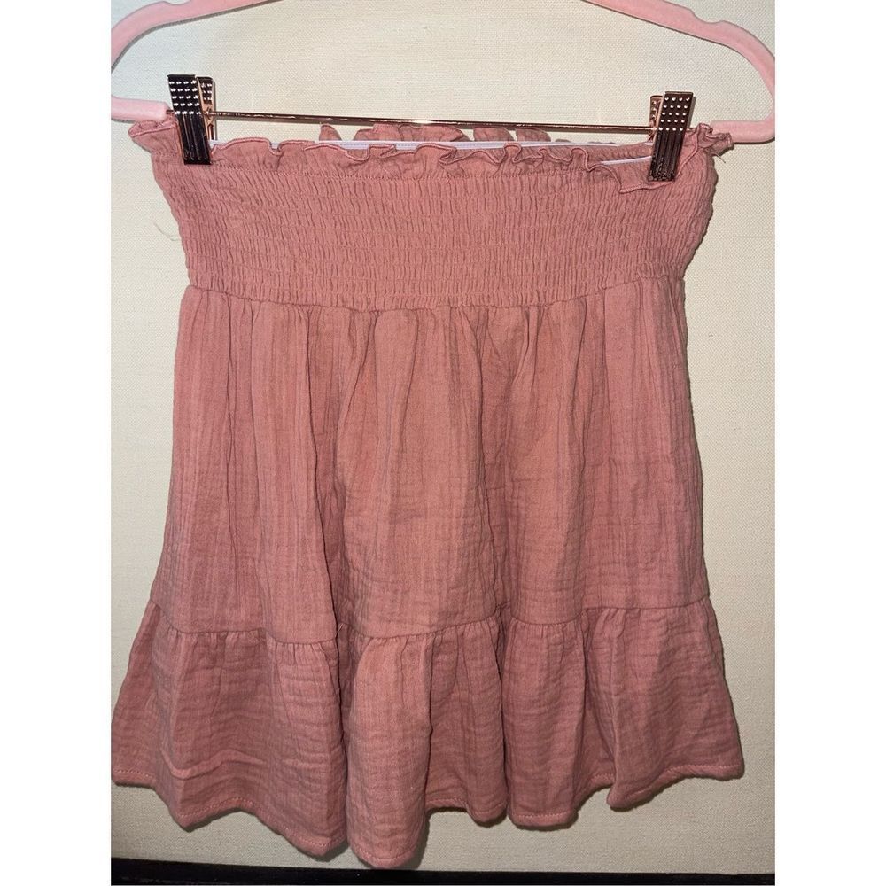 Self Esteem Cameo Brown Skirt - Small